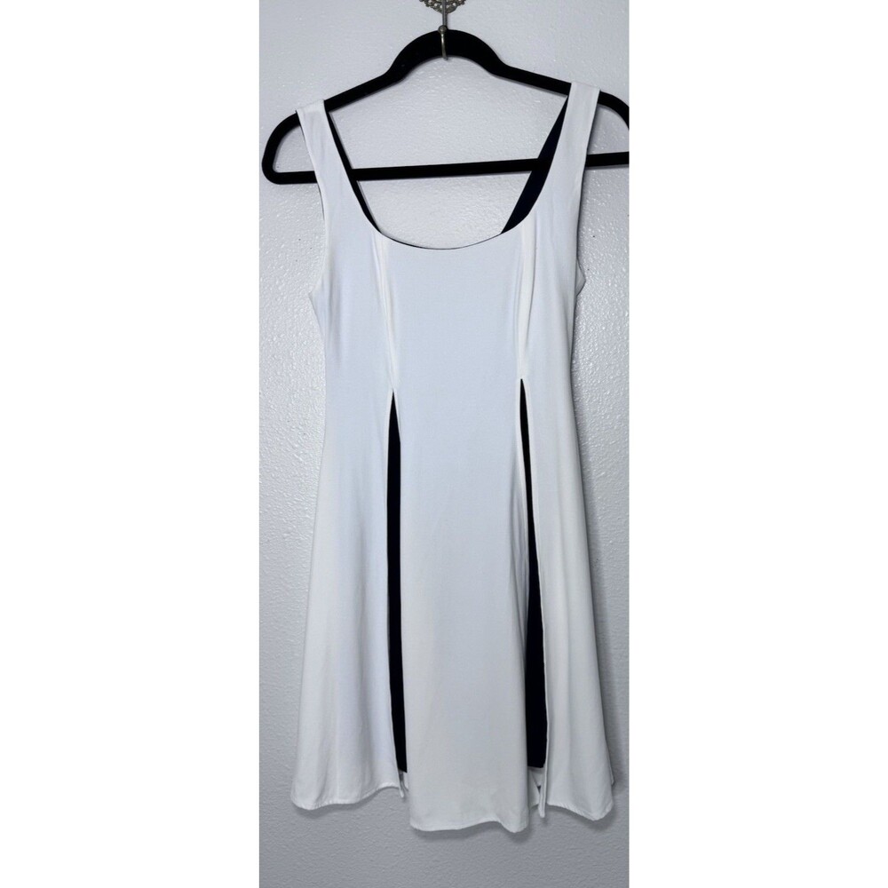 SOPHIE SITBON Paris Vintage White /Black Dress FR 38 US 6